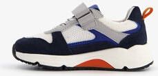 TwoDay leren jongens sneakers wit blauw