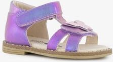 TwoDay leren meisjes sandalen metallic paars