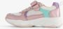 TwoDay leren meisjes sneaker wit metallic roze - Thumbnail 5