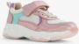 TwoDay leren meisjes sneaker wit metallic roze - Thumbnail 7