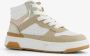 TwoDay leren meisjes sneakers beige goud - Thumbnail 6