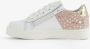 TwoDay leren meisjes sneakers met gouden hartjes - Thumbnail 5