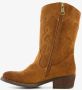 TwoDay leren meisjes cowboy western laarsjes bruin Echt leer - Thumbnail 3