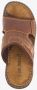 Van Beers leren heren slippers cognac - Thumbnail 6