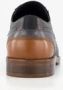 Van Beers leren heren veterschoenen zwart dessin - Thumbnail 3