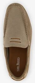 Van Beers suede heren instappers beige