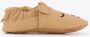 Groot leren babyschoenen met berensnuitje Cognac In cadeauverpakking - Thumbnail 2