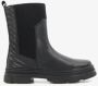 Groot leren meisjes Chelsea boots zwart Uitneembare zool - Thumbnail 2