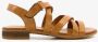 Harper leren dames sandalen bruin - Thumbnail 2