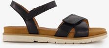 Harper leren dames sandalen zwart