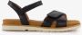 Harper leren dames sandalen zwart - Thumbnail 2