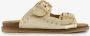 Harper leren dames slippers met studs goud - Thumbnail 2