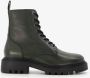 Harper leren dames veterboots groen - Thumbnail 2