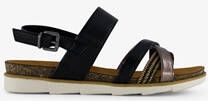 Nova dames sandalen zwart goud