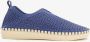 Hush Puppies Daisy dames instappers blauw Uitneembare zool - Thumbnail 2