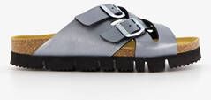 Hush Puppies dames bio slippers grijs zwart