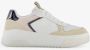 Hush Puppies dames sneakers beige wit Uitneembare zool - Thumbnail 2