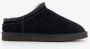 Hush Puppies gevoerde suede heren pantoffels zwart Sloffen Echt leer - Thumbnail 1
