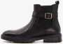 Hush Puppies lage leren dames chelsea boots zwart - Thumbnail 2