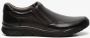 Hush Puppies leren heren instappers zwart - Thumbnail 2