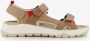 Hush Puppies leren dames sandalen beige - Thumbnail 1