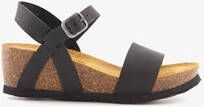 Hush Puppies leren dames sandalen met sleehak