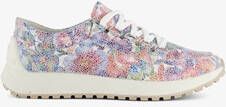 Hush Puppies leren dames sneakers bloemenprint