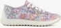 Hush Puppies leren dames sneakers bloemenprint Wit Uitneembare zool - Thumbnail 2