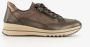 Hush Puppies leren dames sneakers brons beige Uitneembare zool - Thumbnail 2