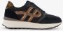 Hush Puppies leren dames sneakers zwart brons Uitneembare zool - Thumbnail 1