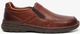Hush Puppies leren heren instappers bruin