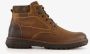 Hush Puppies leren heren veterboots bruin Uitneembare zool - Thumbnail 1