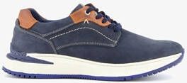 Hush Puppies leren heren veterschoenen blauw