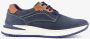 Hush Puppies leren heren veterschoenen blauw Uitneembare zool - Thumbnail 2