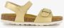 Hush Puppies leren meisjes bio sandalen goud - Thumbnail 2