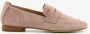 Hush Puppies suede dames loafers beige Echt leer - Thumbnail 2