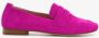 Hush Puppies suede dames loafers fuchsia roze Echt leer - Thumbnail 2