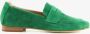 Hush Puppies suede dames loafers groen Echt leer - Thumbnail 2