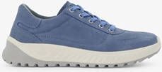 Hush Puppies suede dames sneakers blauw