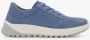 Hush Puppies suede dames sneakers blauw Extra comfort Memory Foam - Thumbnail 2