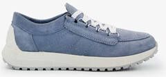 Hush Puppies suede dames sneakers blauw