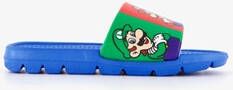 Super Mario Bros Super Mario kinder badslippers blauw