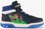 Minecraft hoge jongens sneakers met lichtjes blauw Uitneembare zool - Thumbnail 2