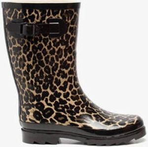 Mountain Peak regenlaarzen met luipaardprint