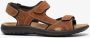 Mountain Peak leren heren sandalen bruin Echt leer - Thumbnail 2