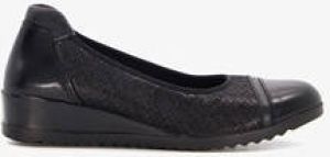 Natuform pumps zwart met sleehak