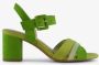 Nova dames sandalen met hak groen - Thumbnail 2