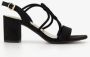 Nova dames sandalen met hak zwart - Thumbnail 2