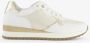 Nova dames sneakers wit met gouden details Uitneembare zool - Thumbnail 2