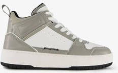 Only Shoes hoge dames sneakers grijs wit